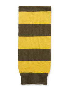 Boys | Striped Merino Scarf | Oliva Yellow Acero