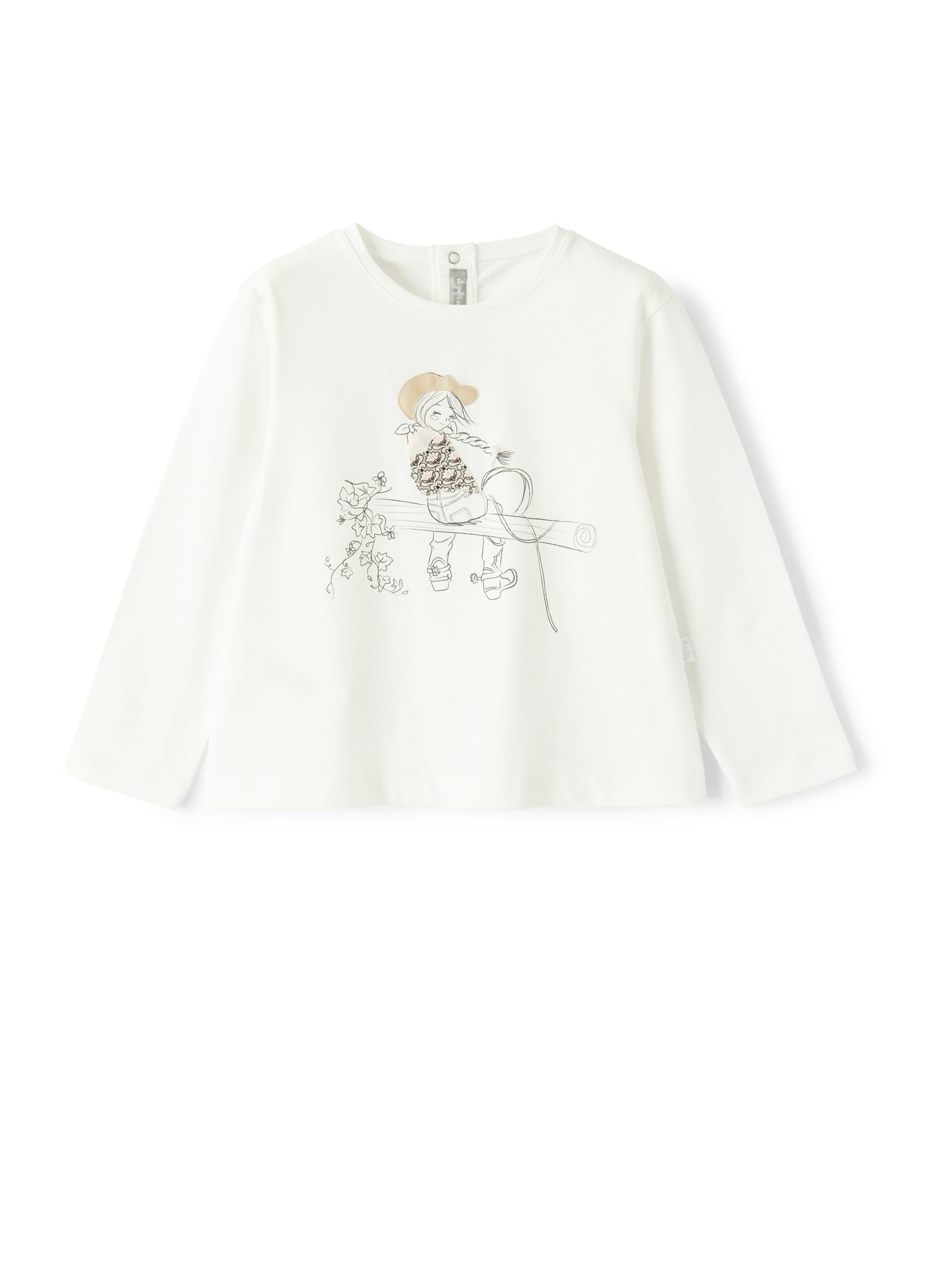 Girls | Cow T-Shirt | Milk Aqua