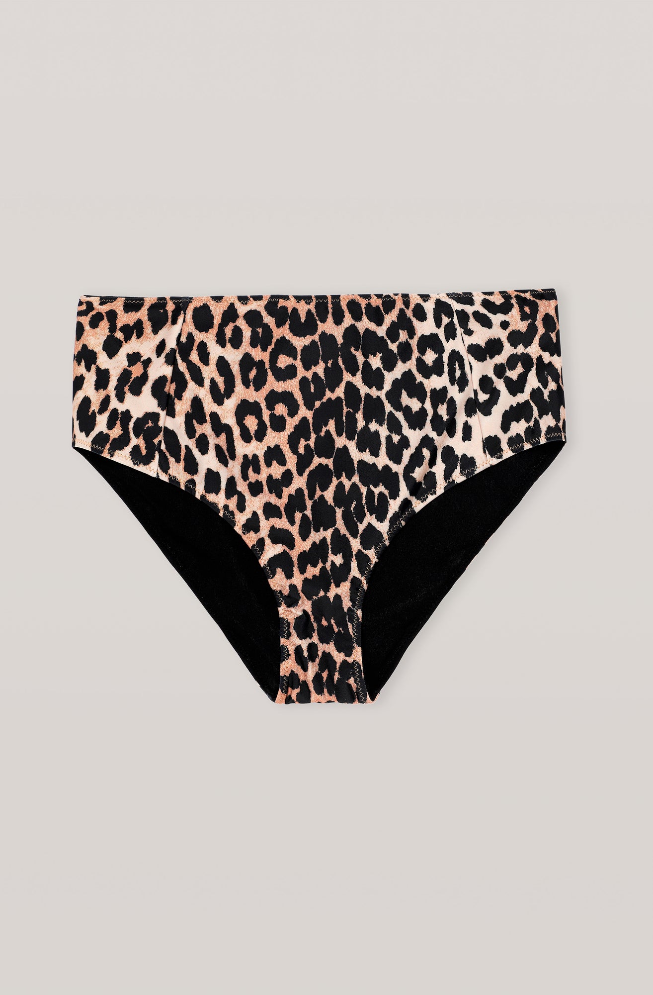 High-Rise Bikini Briefs | Leopard