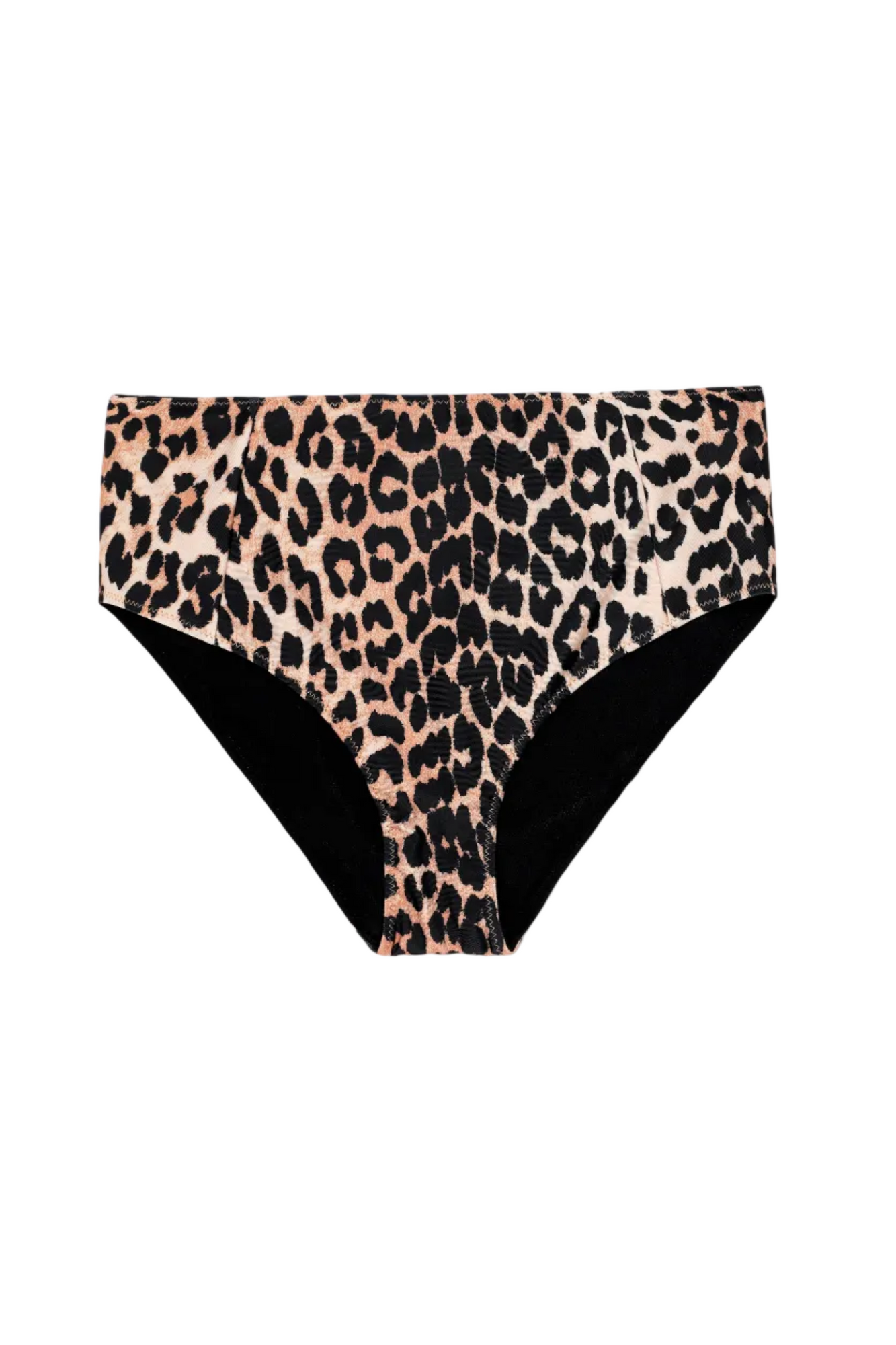 High-Rise Bikini Briefs | Leopard