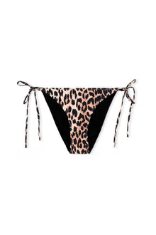 Printed String Bikini Briefs | Leopard
