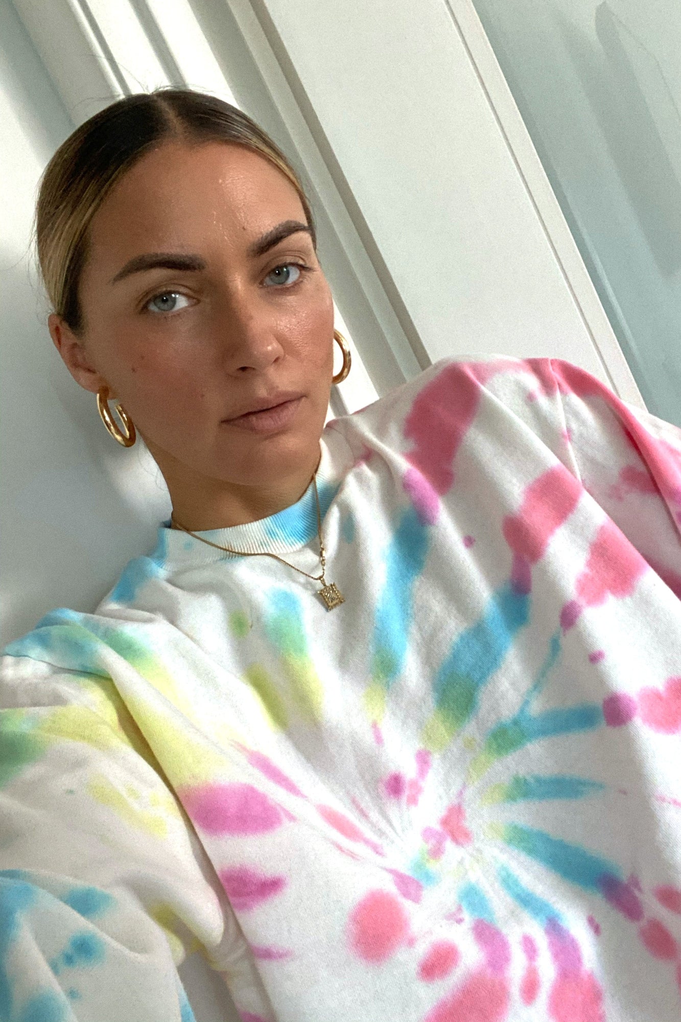 Diana Sweatshirt | Blanc Spiral Tie-Dye