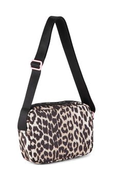 Recycled Tech Festival Bag | Leopard/White