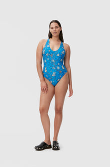 Recycled Printed Diamond Swimsuit | Sea Treasure Cloisonne