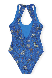 Recycled Printed Diamond Swimsuit | Sea Treasure Cloisonne