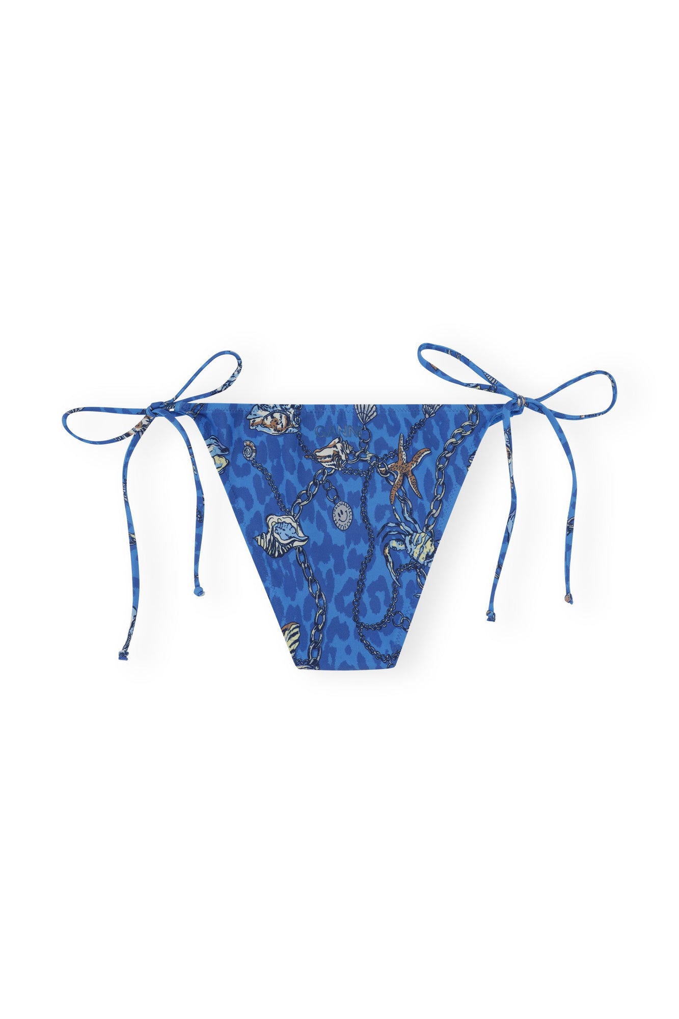 Recycled Printed String Bikini Briefs | Sea Treasure Cloisonne