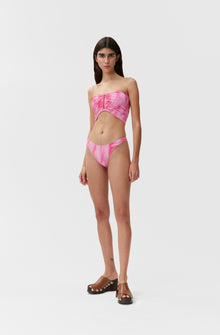 Low-Rise Brief Bikini Bottom | Dreamy Daze Phlox Pink