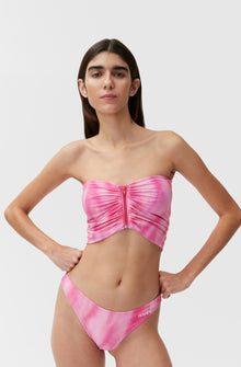 Low-Rise Brief Bikini Bottom | Dreamy Daze Phlox Pink