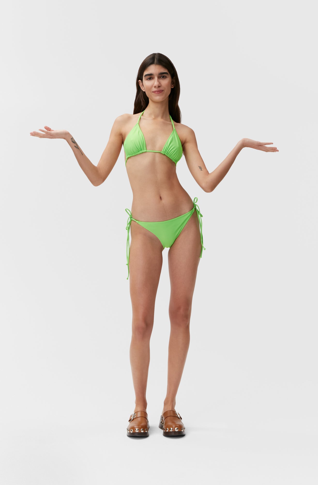 String Bikini Bottom | Lime Popsicle