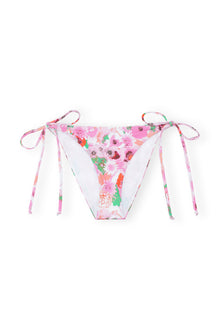 Recycled Printed String Bikini Briefs | Sugar Plum