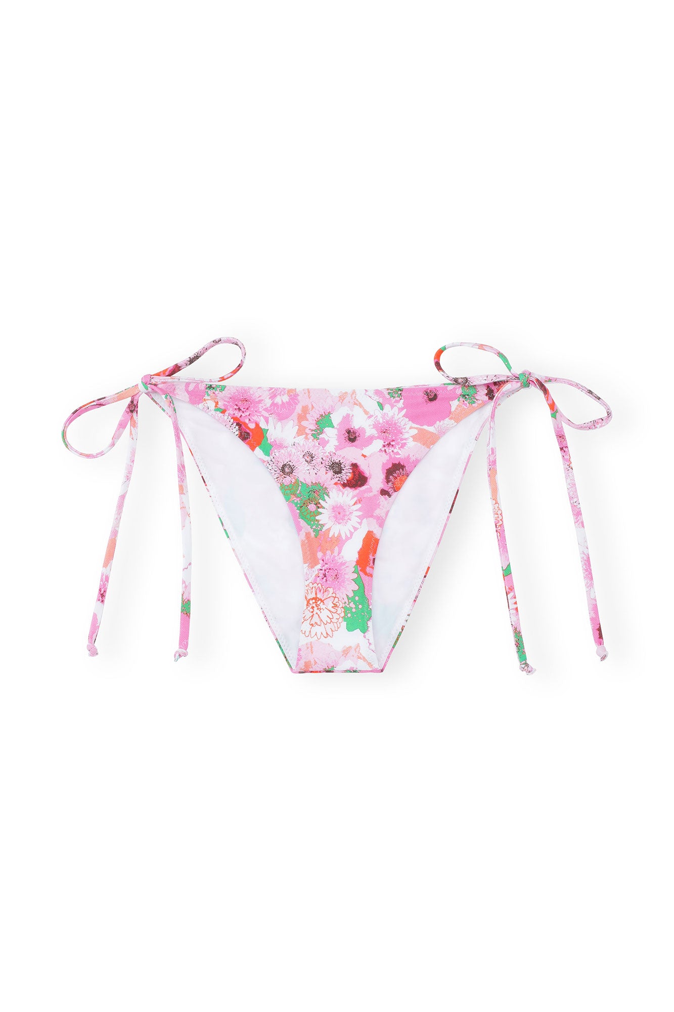 Recycled Printed String Bikini Briefs | Sugar Plum