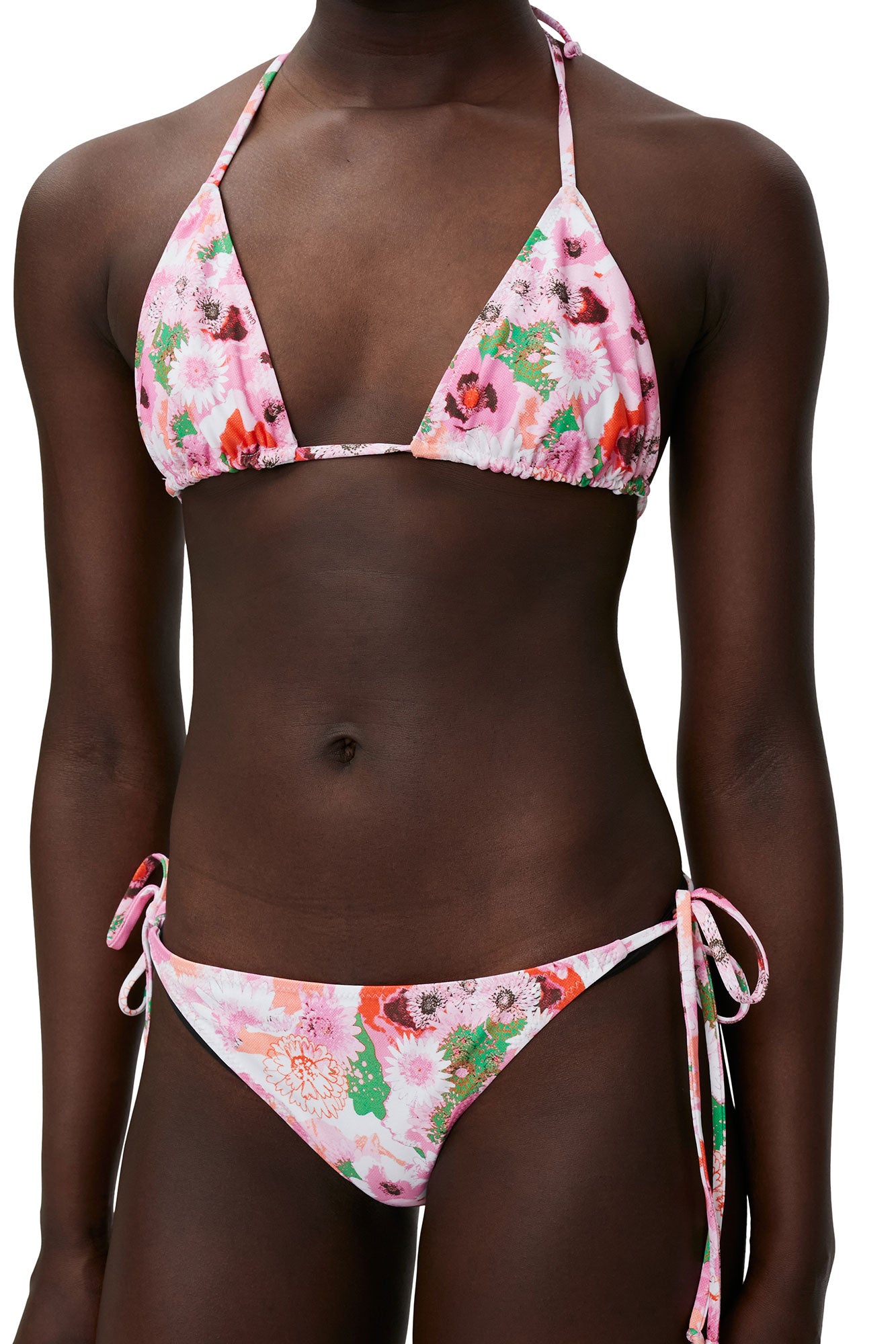 Recycled Printed String Bikini Briefs | Sugar Plum
