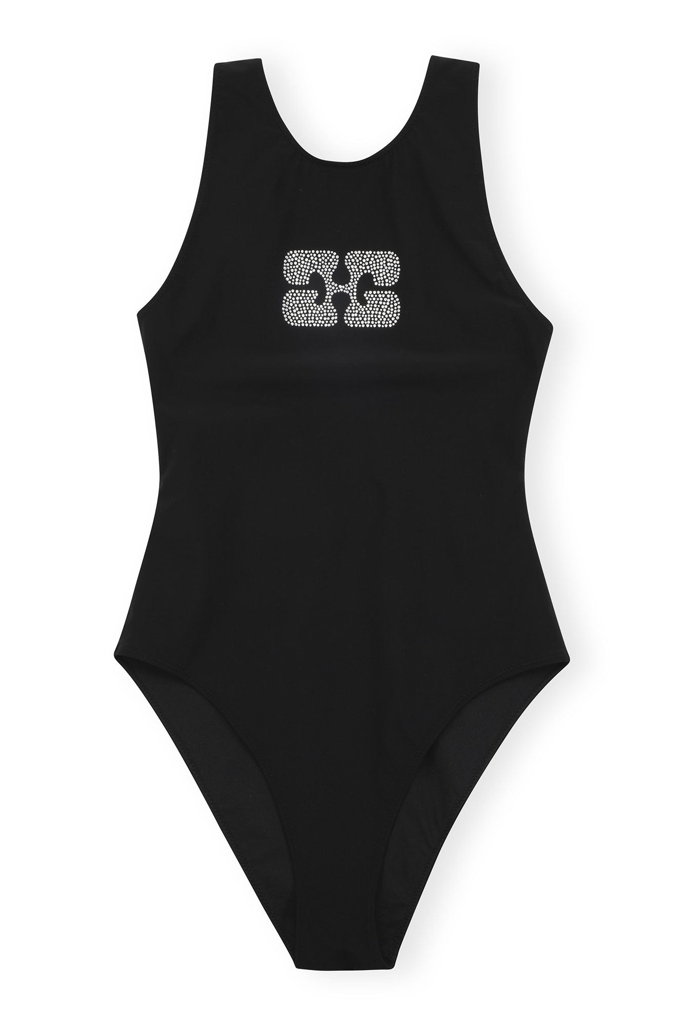 Recycled Matte Sporty Swimsuit | Black