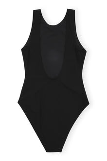 Recycled Matte Sporty Swimsuit | Black