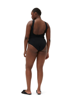 Recycled Matte Sporty Swimsuit | Black