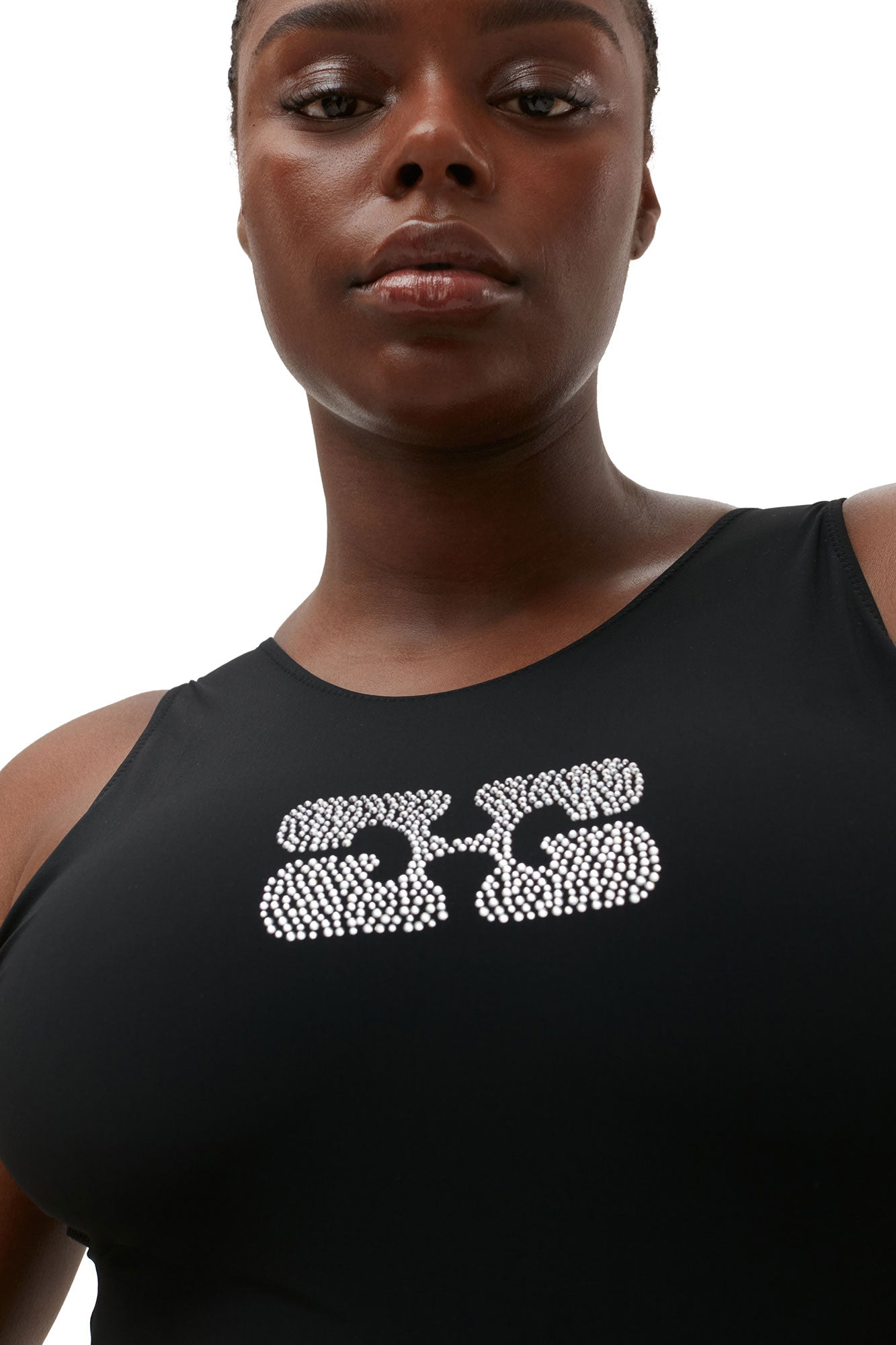 Recycled Matte Sporty Swimsuit | Black