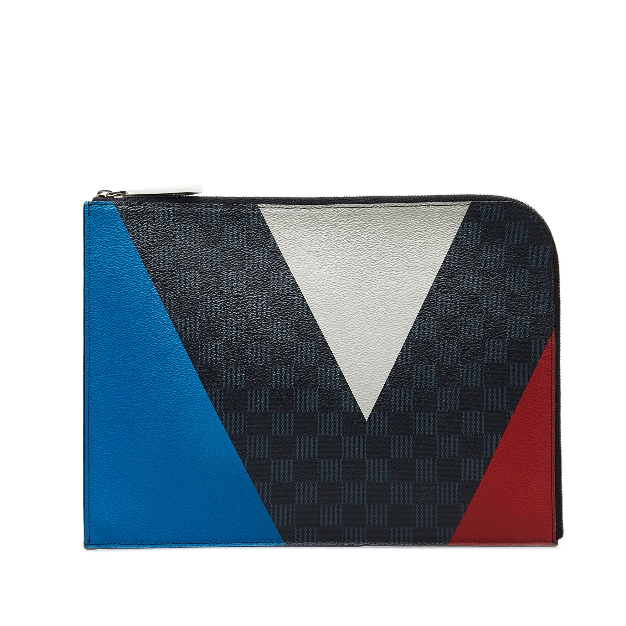 Louis Vuitton Pre-Owned Damier Cobalt Americas Cup Pochette Jour GM | Women | Blue