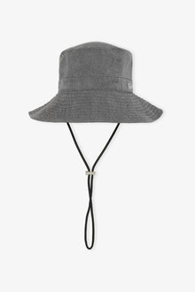 Fisherman Bucket Hat Denim | Black