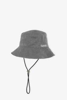 Fisherman Bucket Hat Denim | Black