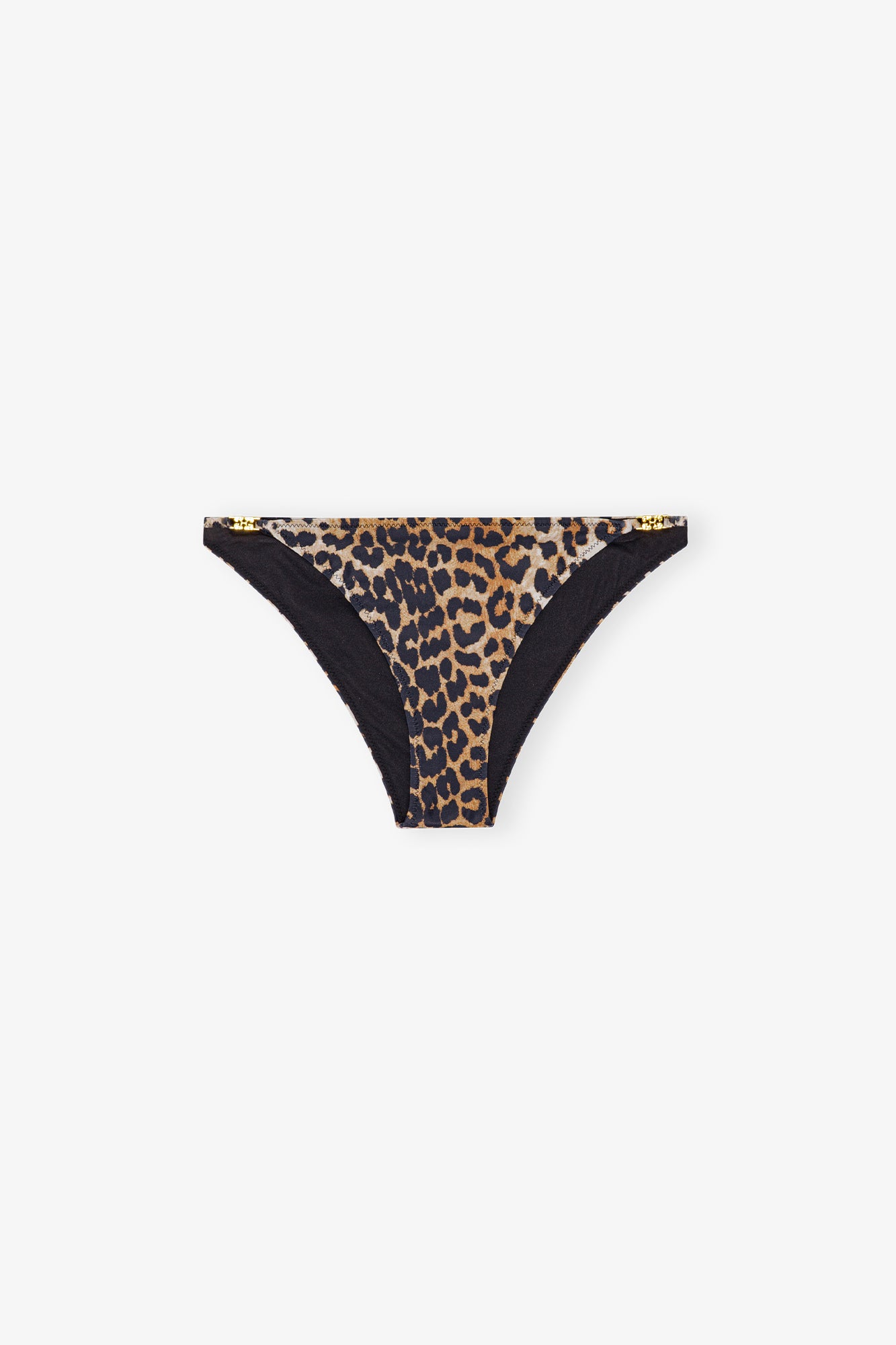 Recycled Leopard Printed Emblem Mini Briefs | Leopard