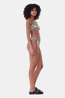 Recycled Printed Lowrise Wave Bikini Briefs | Multicolor