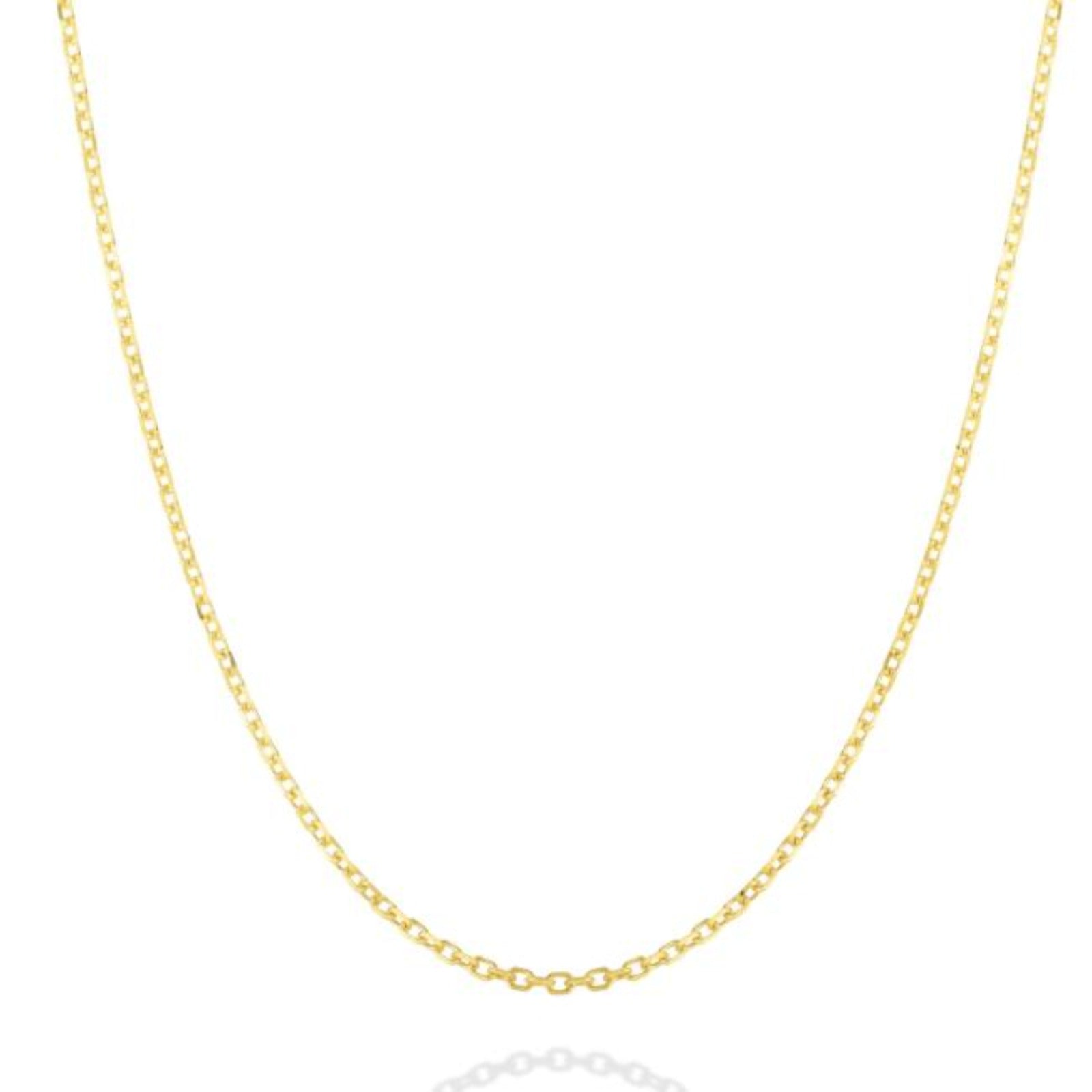 Diamond Cut Cable Chain Necklace