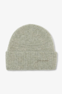Wool Blend Beanie | Aqua Foam