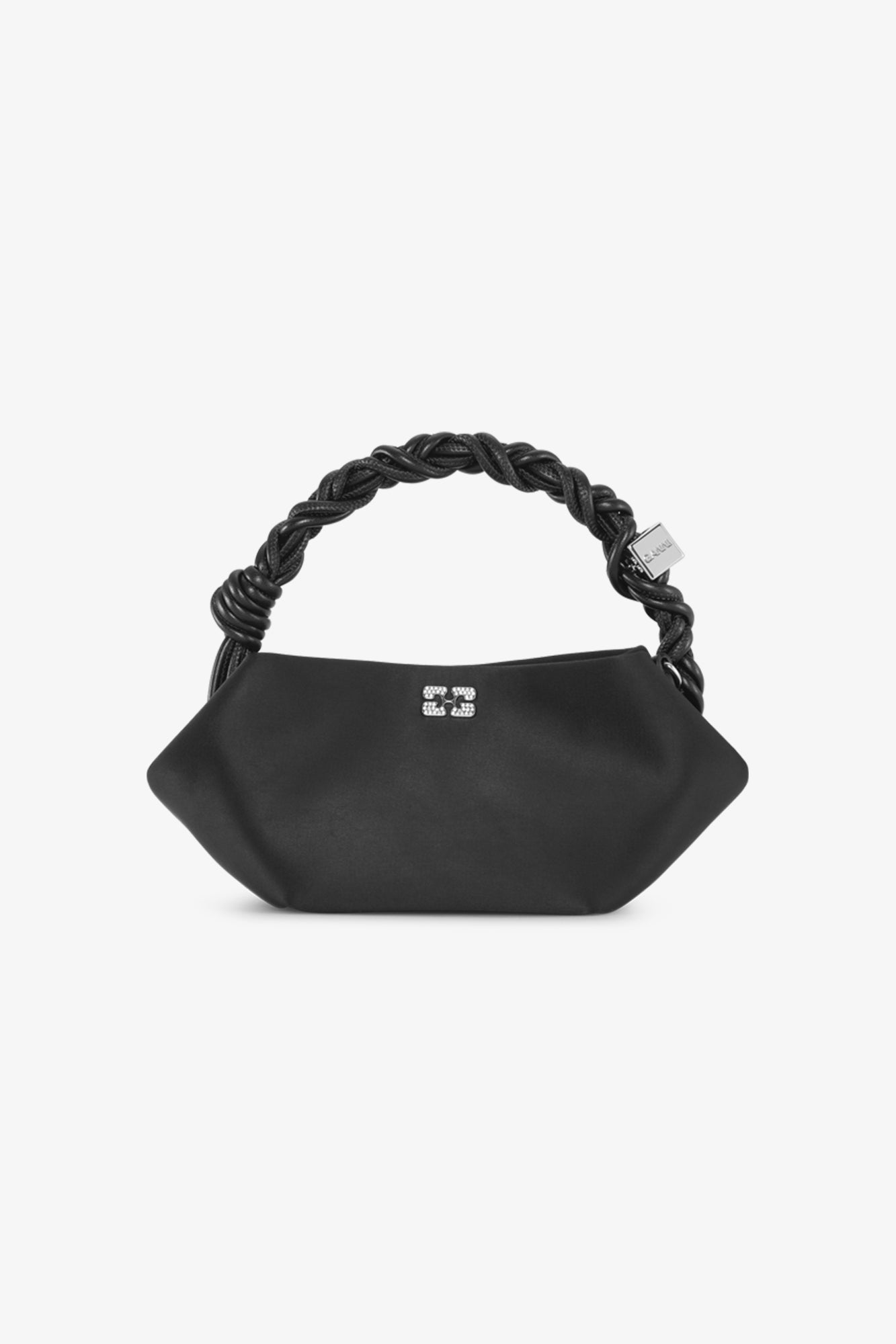 Satin Mini Bou Bag | Black