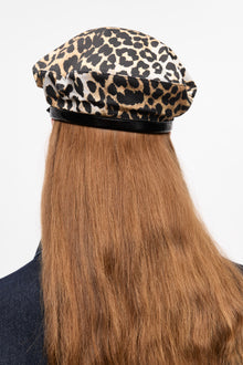 Woven Beret Cotton | Leopard