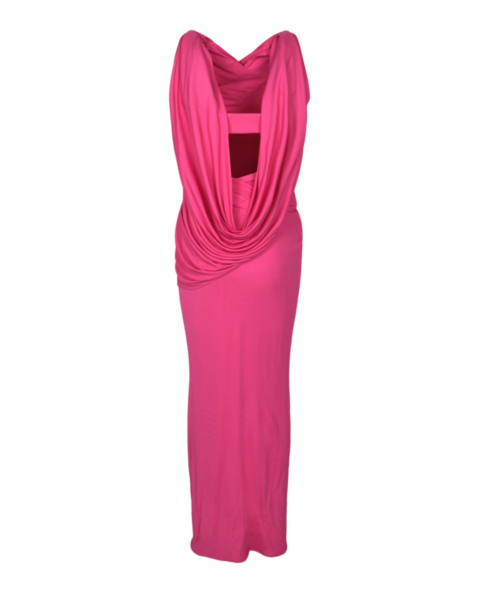 Versace | Sleeveless Draped Cocktail Dress