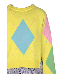 Versace | Patterned Twofer Sweater