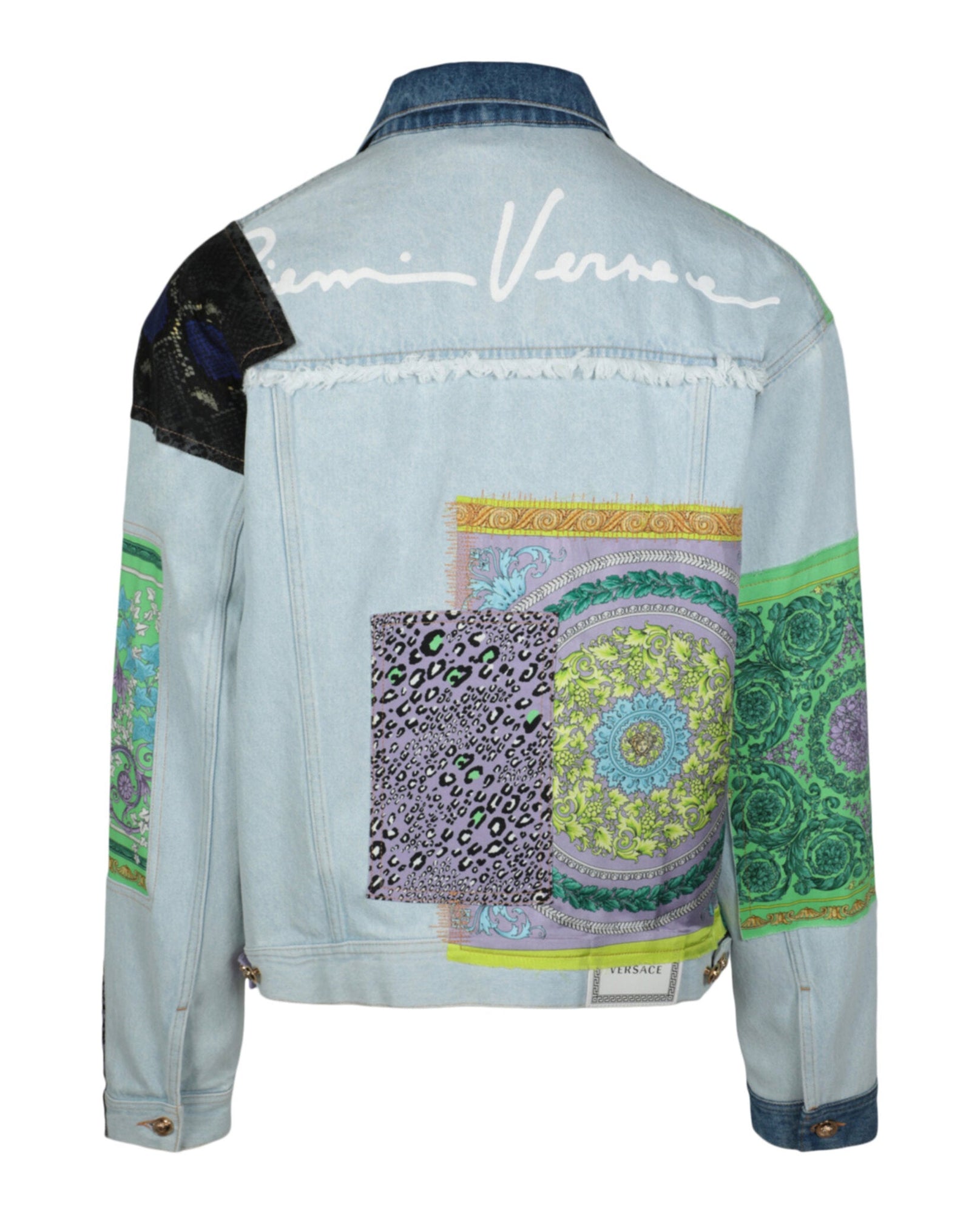 Versace | Barocco Patchwork Denim Jacket