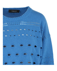 Versace | Cashmere Blend Cutout Sweater