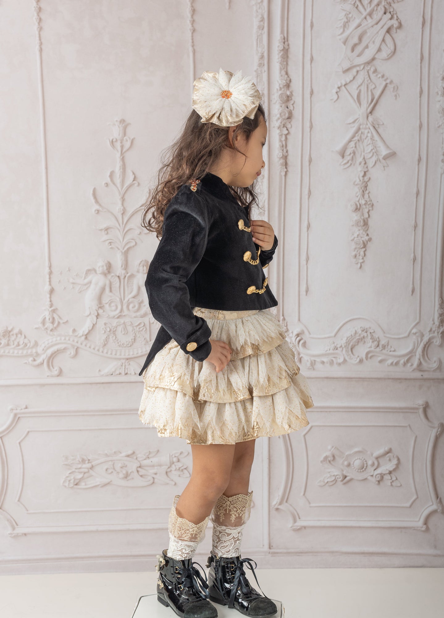 Girls | Charlie Velour Jacket | Black