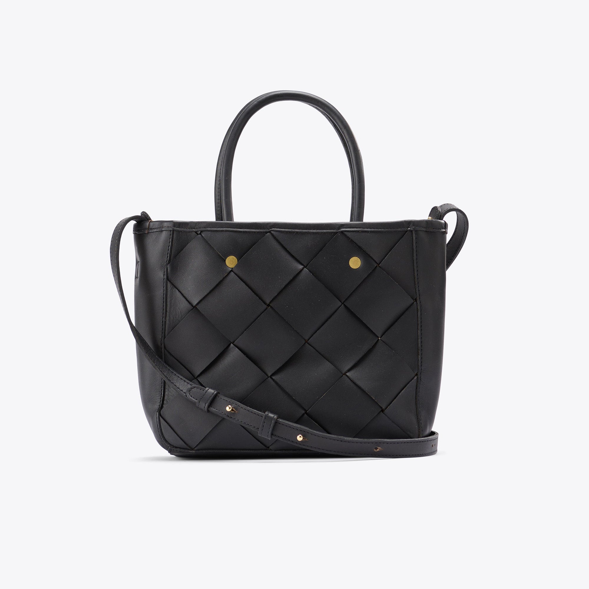 Womens | Carry-All Handwoven Satchel | Black