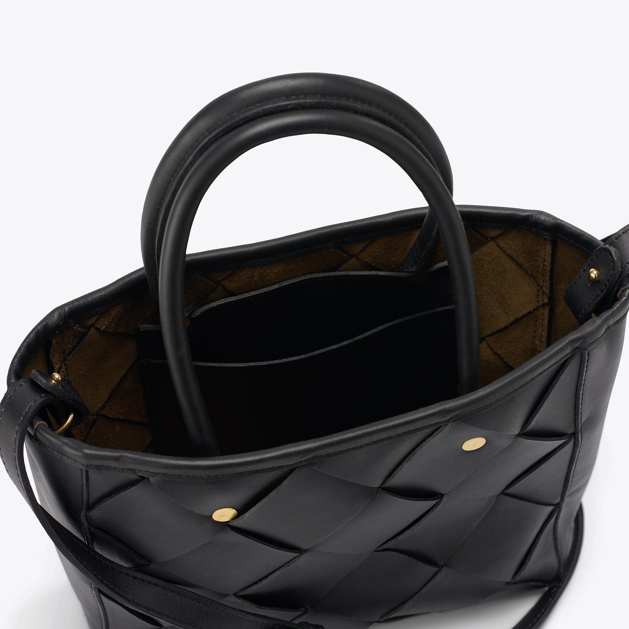 Womens | Carry-All Handwoven Satchel | Black