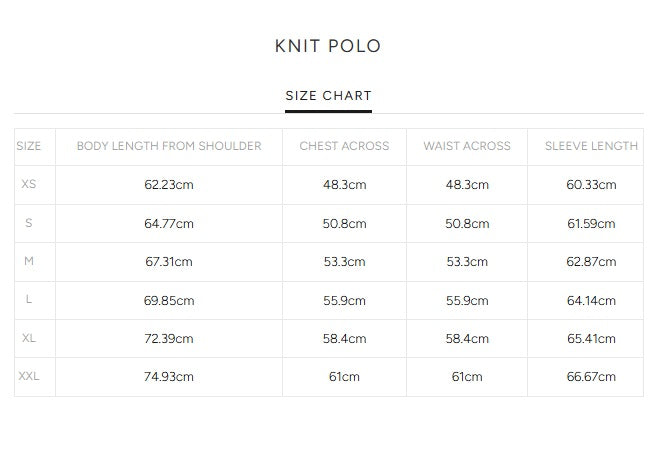 Mens | Knit Polo | Light Grey