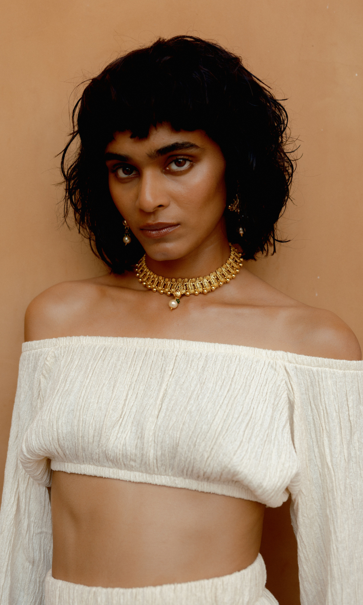 Aasha Crop Top | Cream