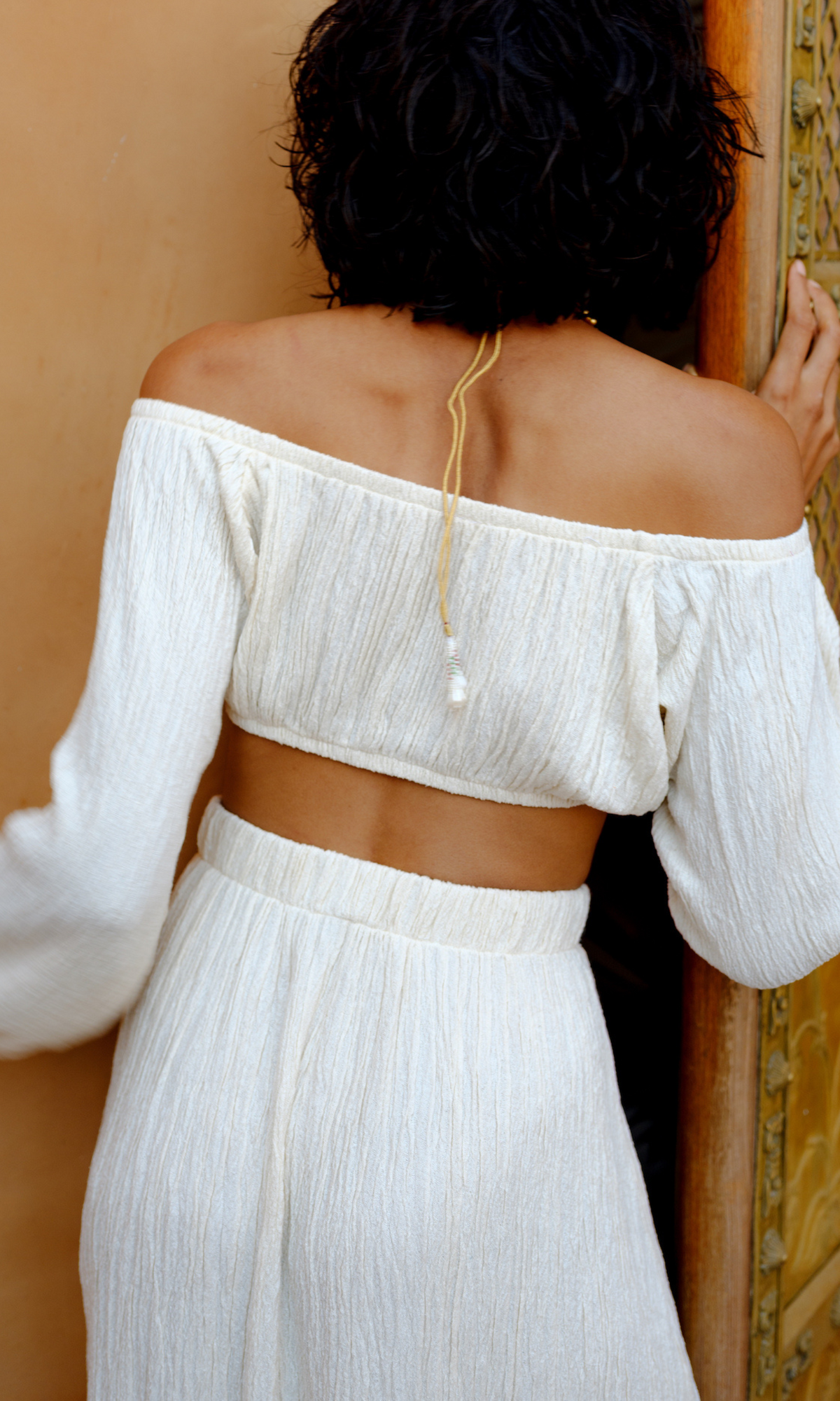 Aasha Crop Top | Cream