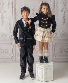 Girls | Charlie Velour Jacket | Black
