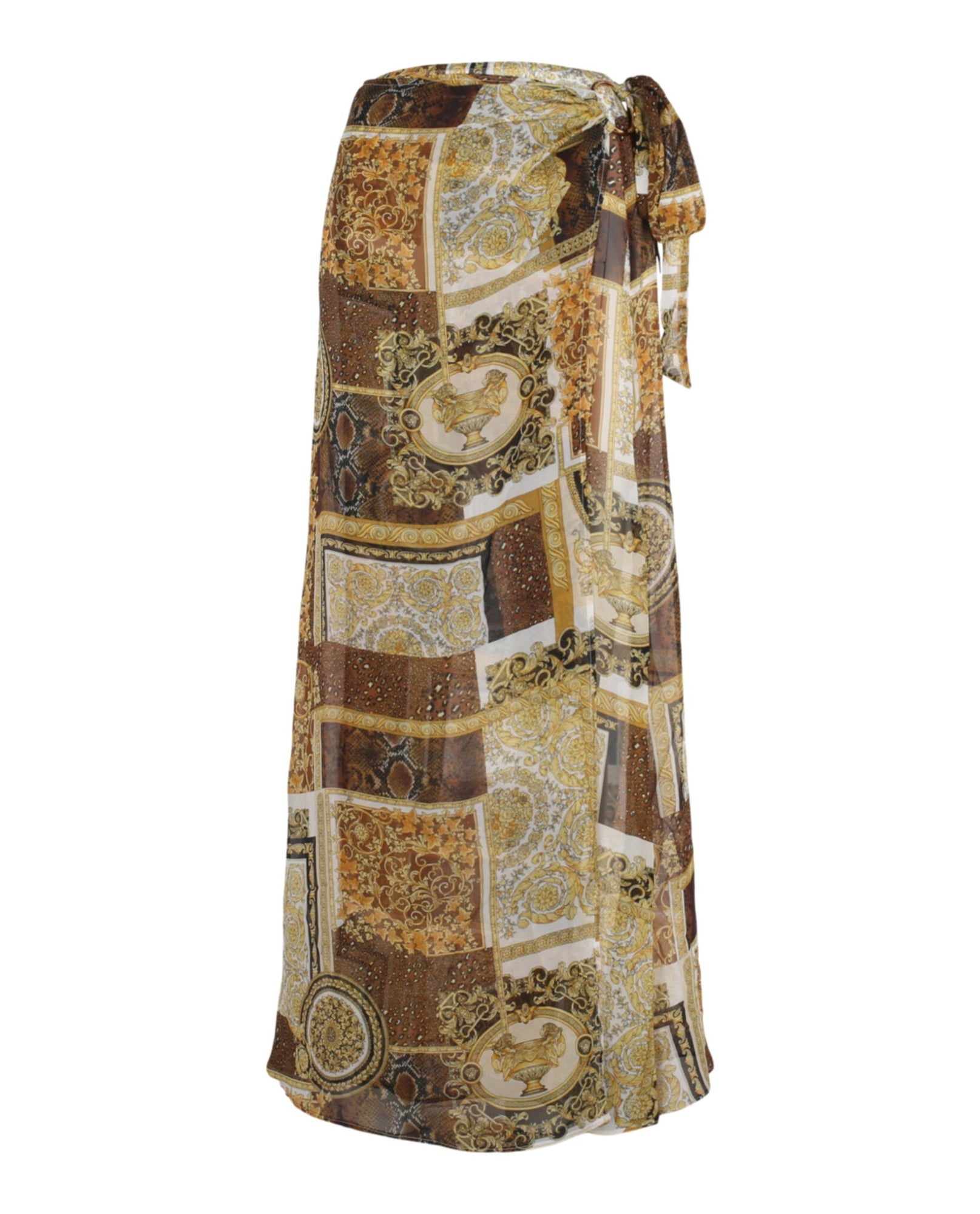 Versace | Barocco Mosaic Animal-Print Sarong