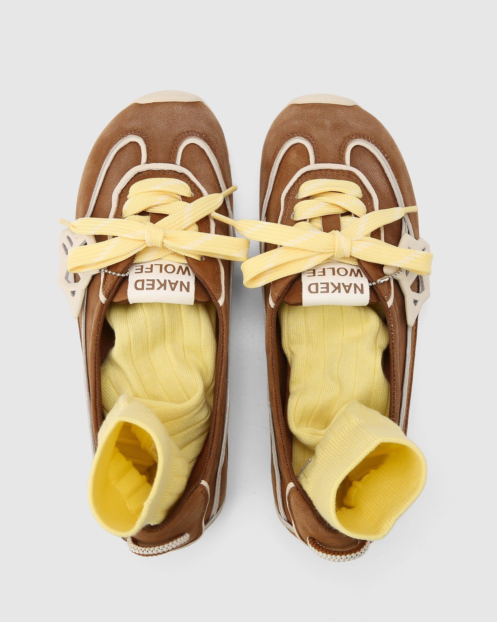 Womens | Absolute Wash/Leather Flat | Tan/Vanilla