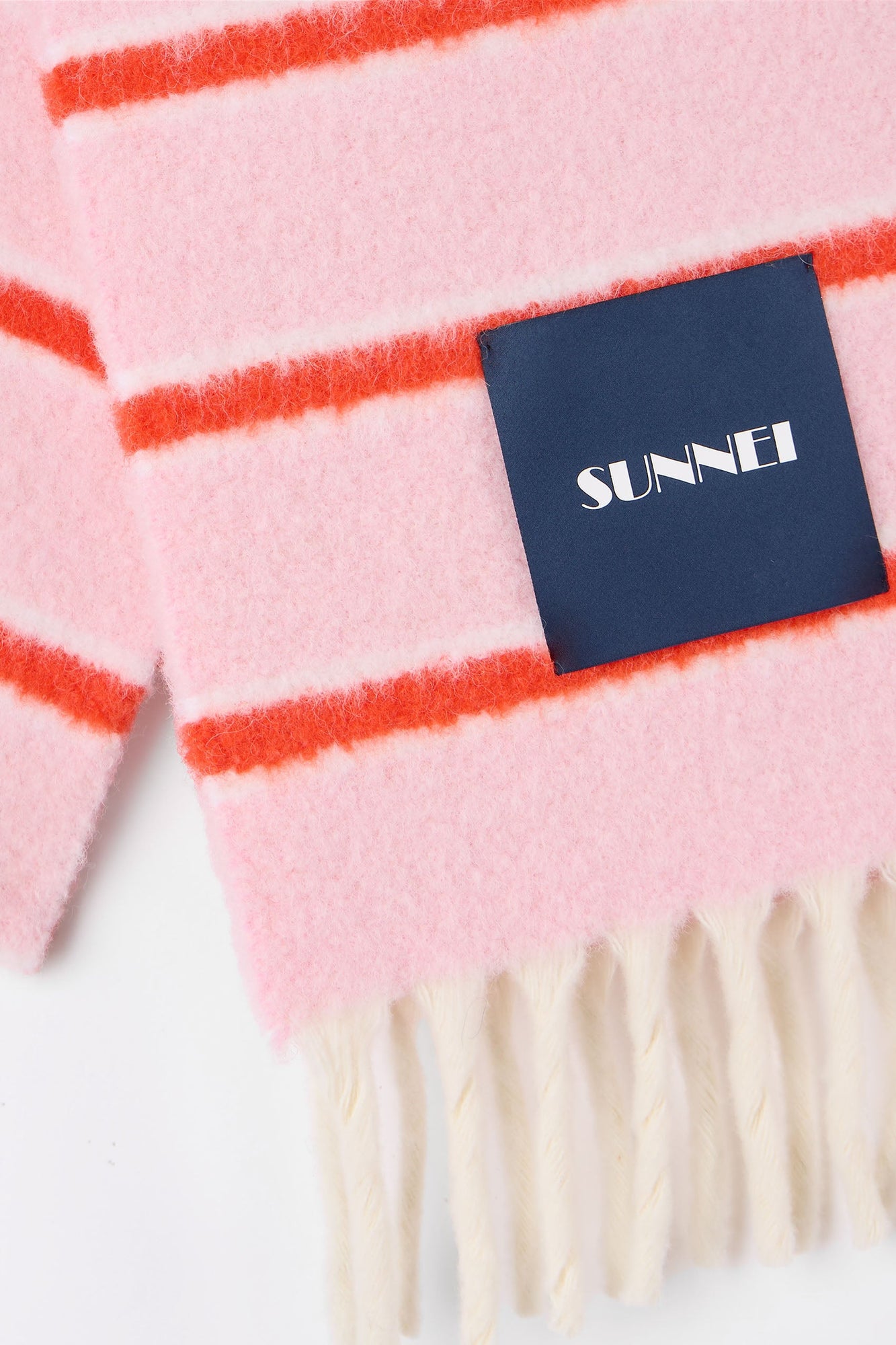 Unisex | Striped Scarf | Pink