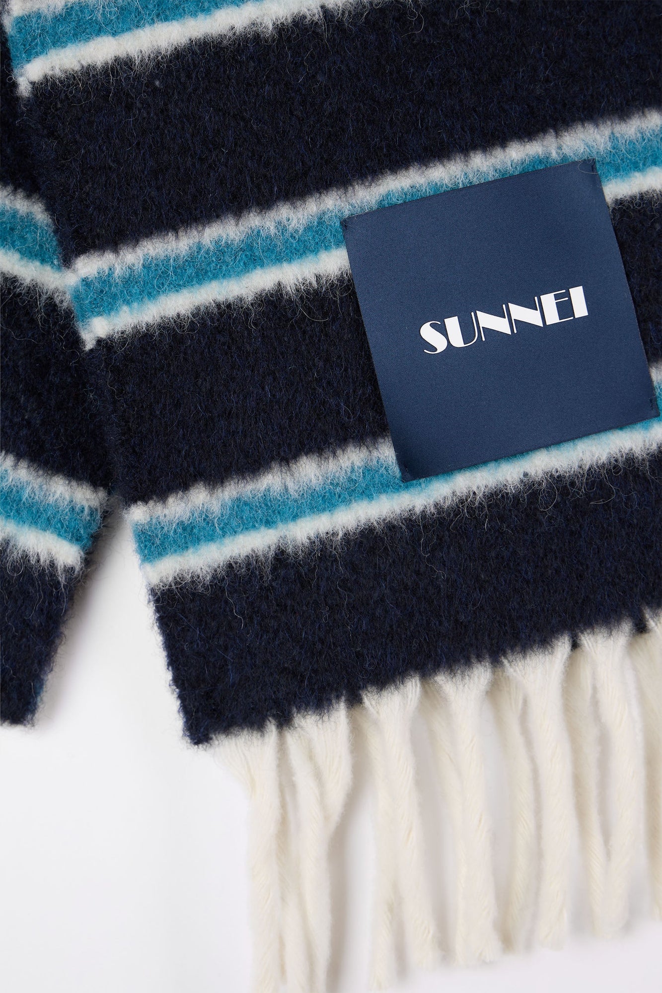 Unisex | Striped Scarf | Blue