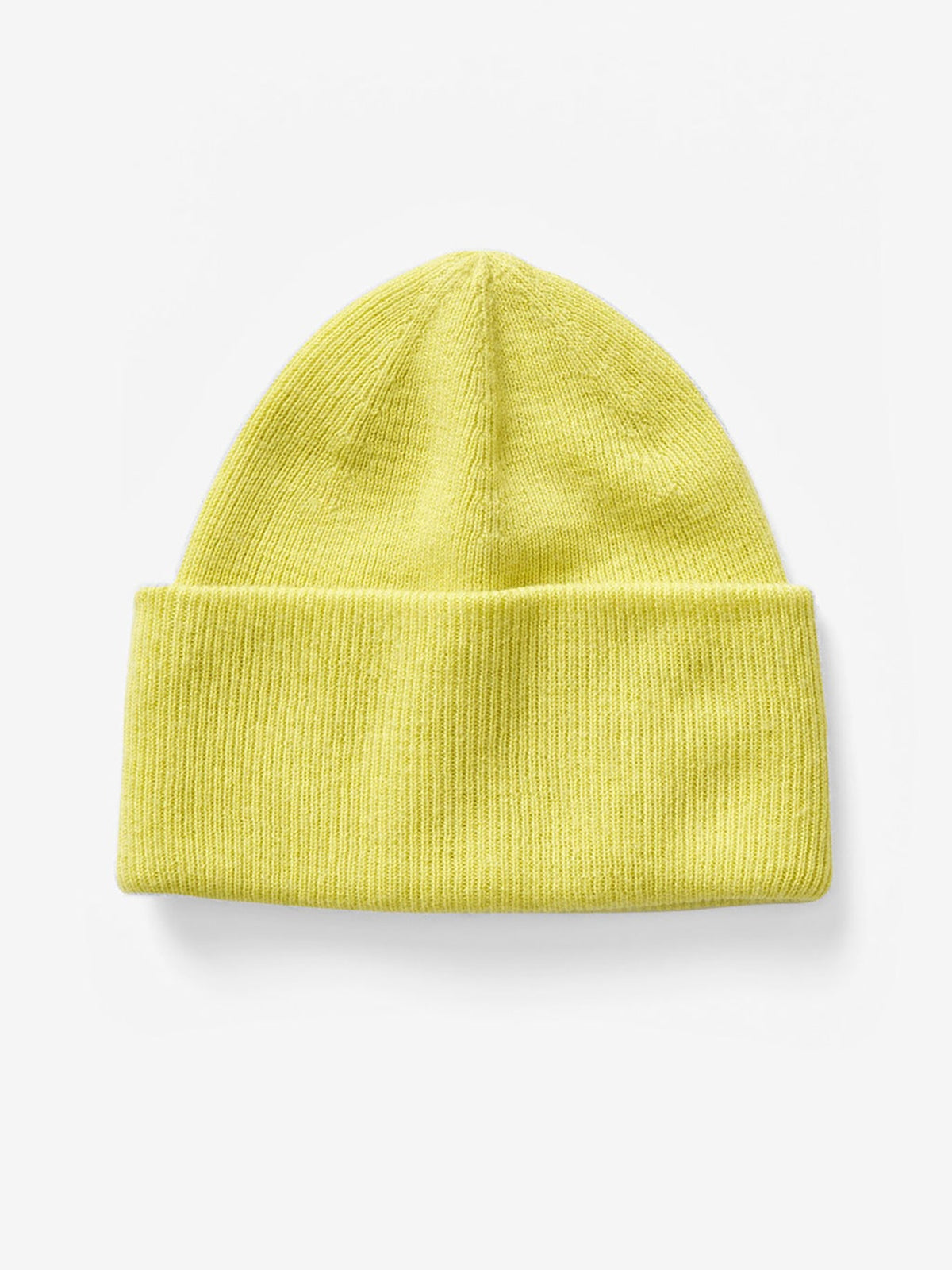 Unisex | Merino Cuff Beanie | Mineral Yellow