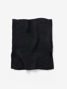 WOOL NECK GAITER - Black - flat lay