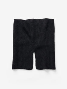 WOOL NECK GAITER - Black - flat lay