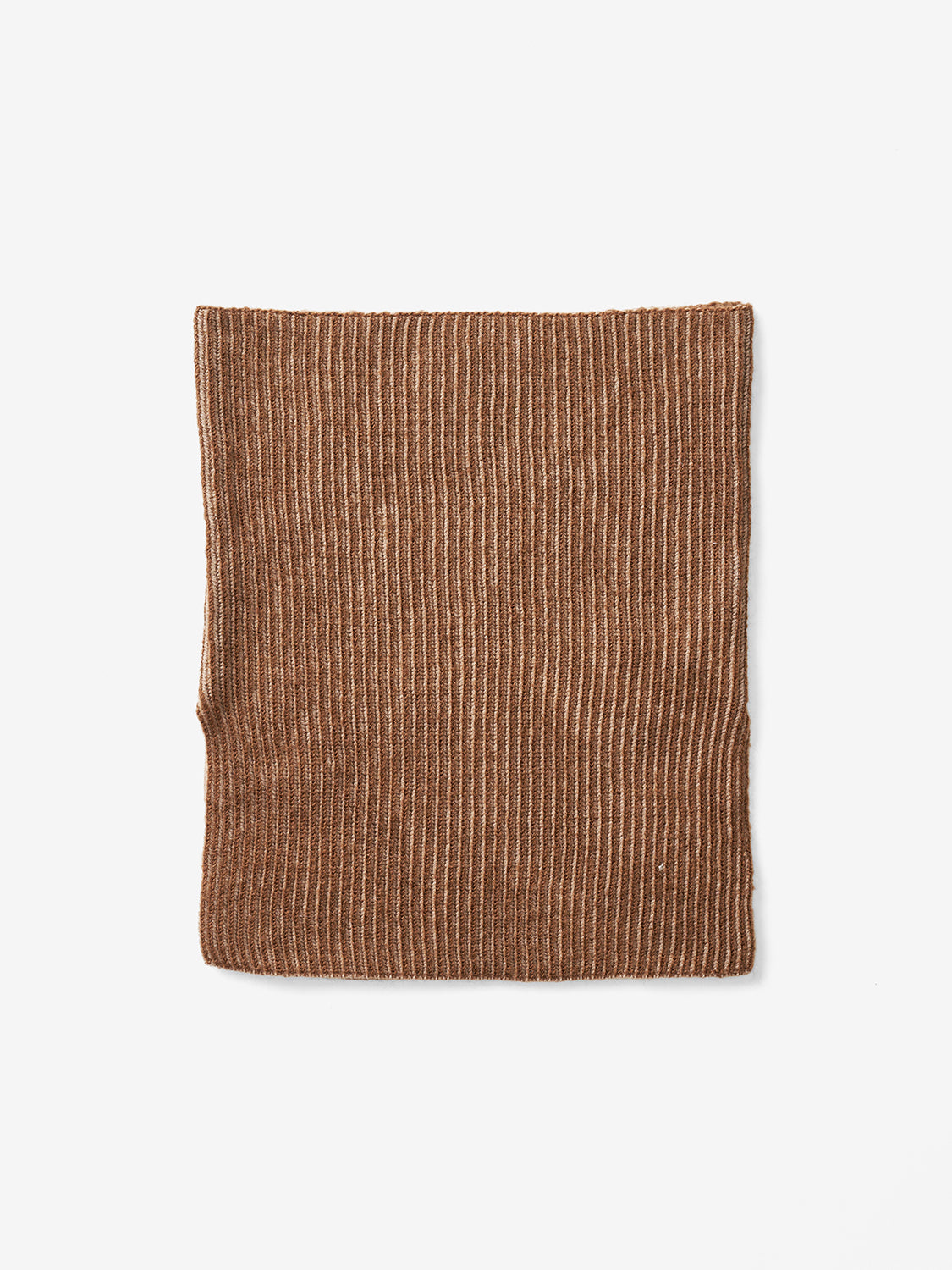 WOOL NECK GAITER - Desert Taupe - flat lay