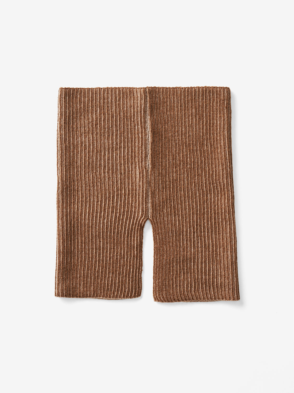 WOOL NECK GAITER - Desert Taupe - flat lay  - side
