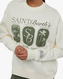 Oversized Crewneck Sweatshirt | Off White (V2)